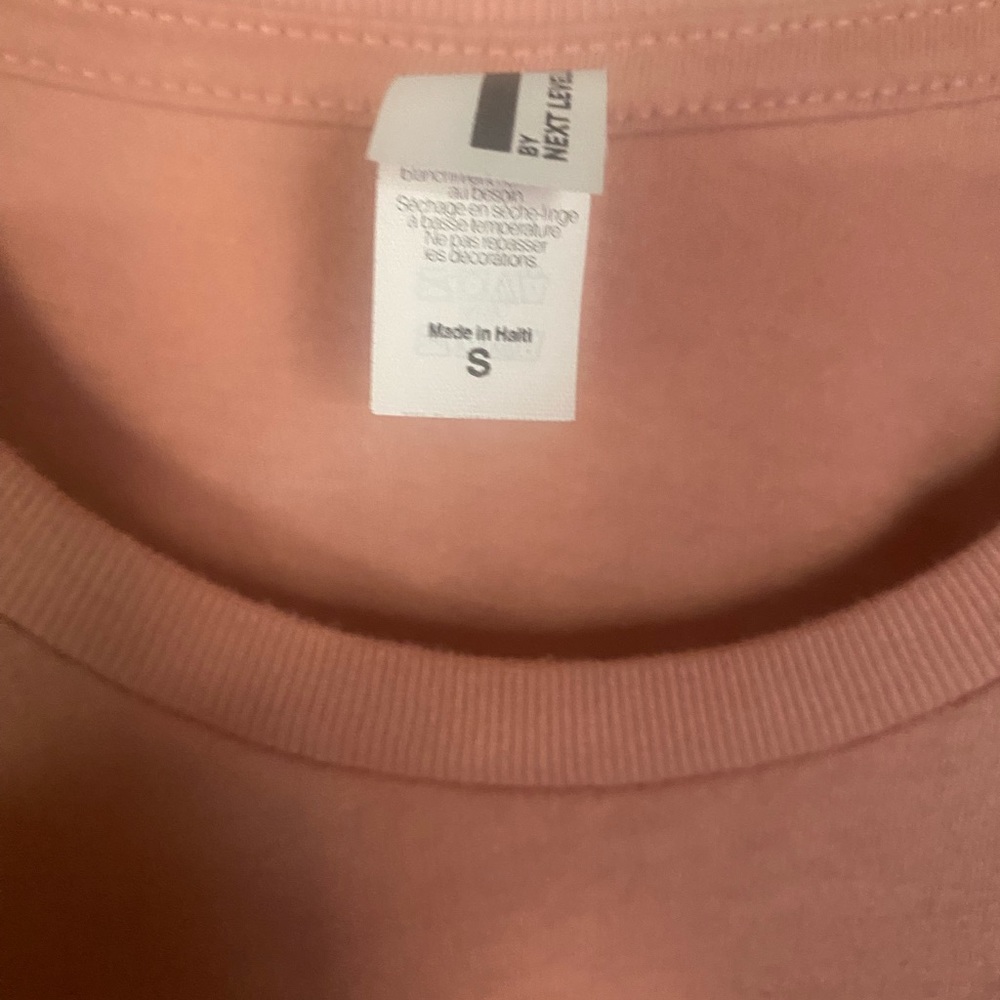 Taylor Swift Folklore You Drew Stars Around My Scars Pink Crop Shirt Women Small - Picture 4 of 5